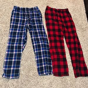 LIKE NEW Old Navy men’s adjustable plaid PJ bottoms - size S!